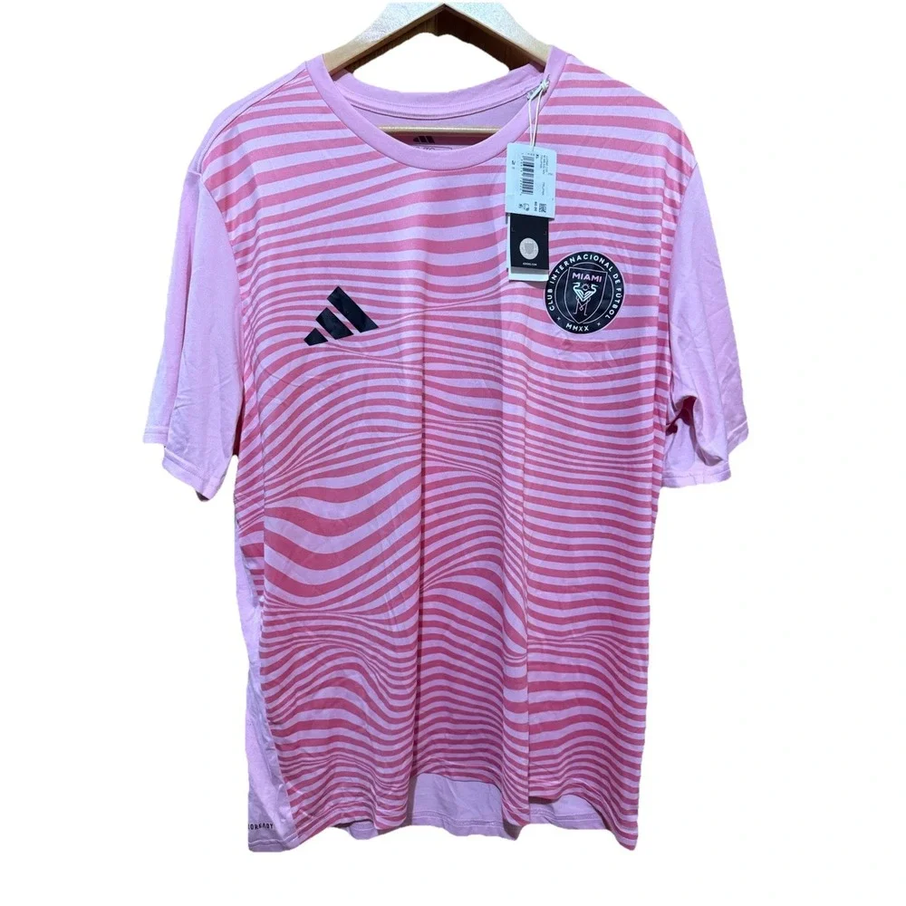 Adidas‎ Lionel Messi Inter Miami CF Perf Shirt Men's XL Pink JJ2590 New $60 NWT